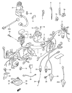 GSX250 Жгут проводов