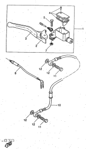 YQ50 Главный тормозной цилиндр