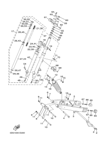 XT125X Front & rear suspension
