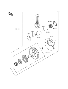  Вал коленчатый
