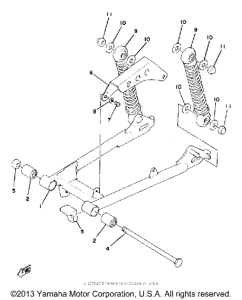 MX80G Rear arm-suspension
