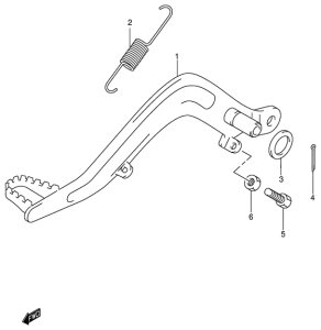 RM85 Передний суппорт