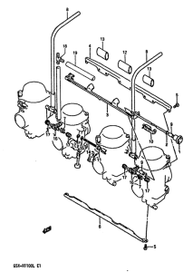 GSX-R1100 Карбюратор fittings