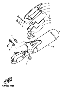 CW50RS Выхлопная система