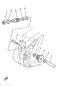 DT125MX Тахометр