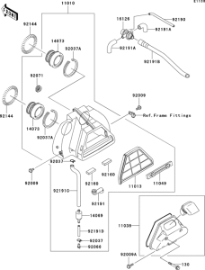 EN500 Воздушный фильтр