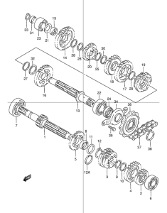 DR250 Трансмиссия
