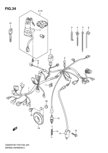 GS500 Жгут проводов