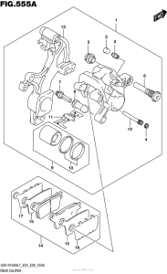 GSX-R1000 Задний суппорт