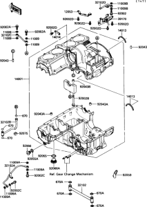 ZG1200 Картер двигателя
