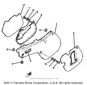 YZ60J Боковые обтекатели