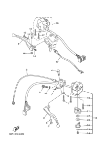 XVS250 Handle switch. lever