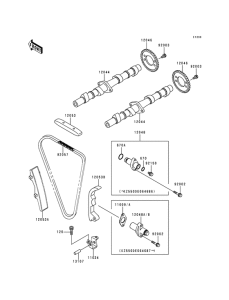 ZR550 Распредвал