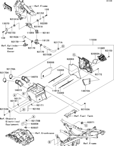 EX250 Воздушный фильтр