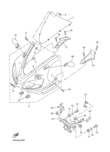YZF-R1 Обтекатель 1