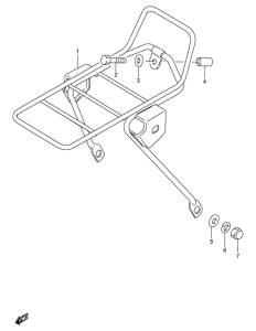 FB100 Багажник