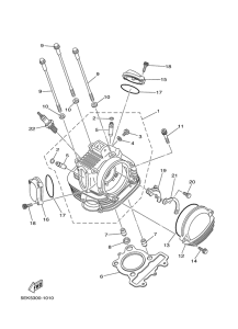 TW125 Головка цилиндров