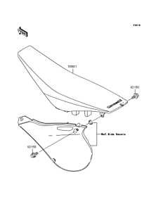 KX125 Сиденье