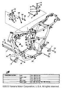 XS650SE-11 - 1978 Рама
