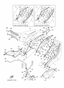 YZF-R3 Боковые обтекатели