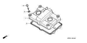  Крышка головки цилиндров