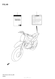  Label (Dr-Z125L3 E28)