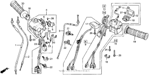 GL1500 Handle switch except i