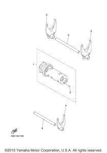 XVS1300CU Копирный вал