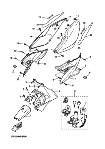 YQ50 Боковая крышка