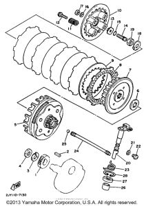 TW200AC Сцепление