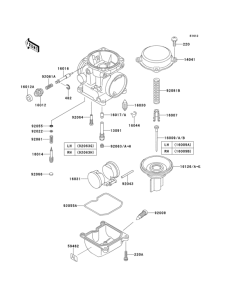 EN500 Carburetor parts(1 / 2)
