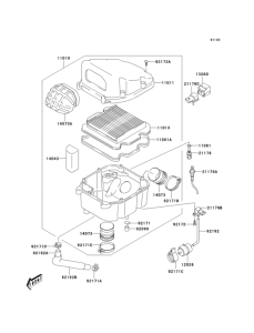 LV1000 Воздушный фильтр