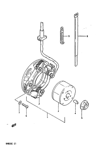 RM80 Зажигание