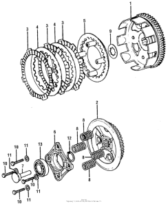 XR75 Сцепление