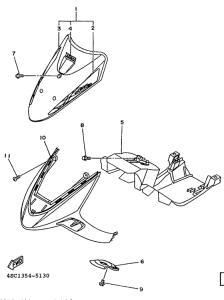 YA50ZA Переднее крыло