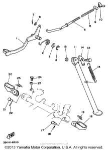 DT50L Stand - footrest