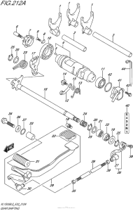 VL1500B Механизм  переключения передач