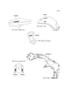 KLZ1000 Decals(gray)(white)(acf)