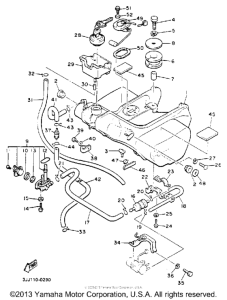 XVZ13DEC Топливный бак