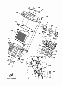 FZ09 Впускная система 2