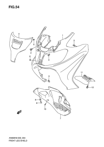 AN650 (ABS) Front leg shield