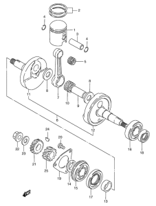 RG50 Вал коленчатый