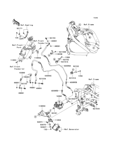 ER650 Тормозные трубки