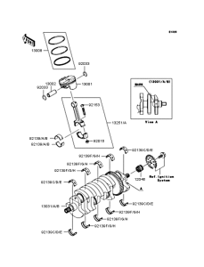 ZX1000 Crankshaft / piston