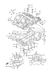 XVZ1300A Картер двигателя