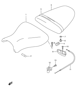 GSX-R600 Пружина