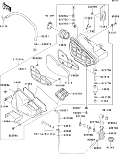BN125 Воздушный фильтр