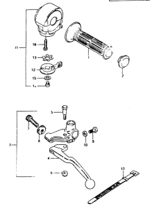 GS450 Left handle switch
