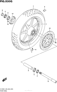 VL1500T Front Wheel (Vl1500Tl7 E33)
