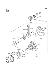 BJ250 Коленвал
